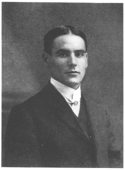 Portrait of author William Hope Hodgson.