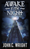 cover of Awake in the Night Land, showing a tall pyramid in darkness lit at the top.